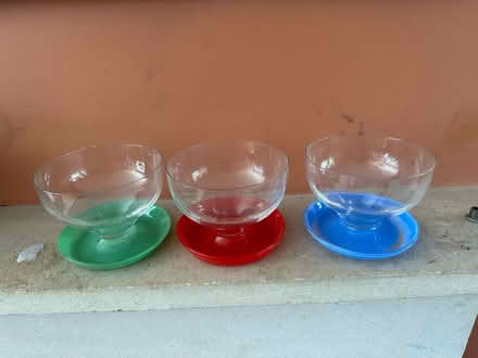 Photo of free 3 Original 1960s sundae glasses (Cheltenham) #1
