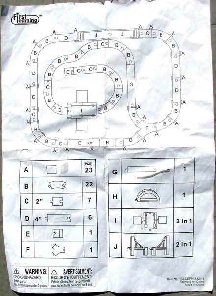 Photo of free Wooden toy train set (Corringham SS17) #3