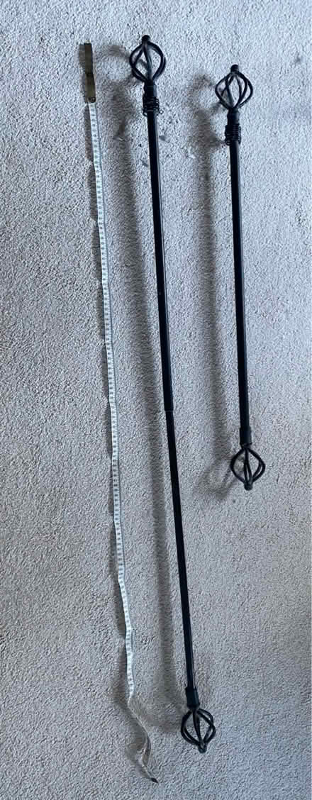 Photo of free Two metal curtain poles (Sevenoaks station) #2
