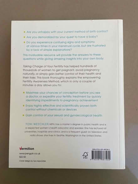 Photo of free Fertility book (Farnham,lower bourne) #2