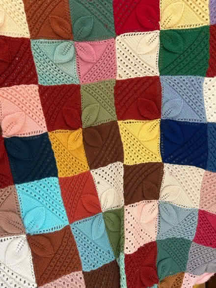 Photo of free Large hand-knitted blanket (Florence Park OX4) #2