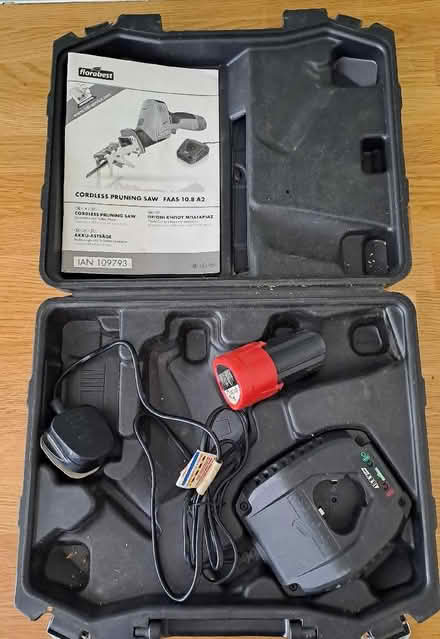 Photo of free Spare battery and charger for Florabest electric saw (Wokingham RG40) #1