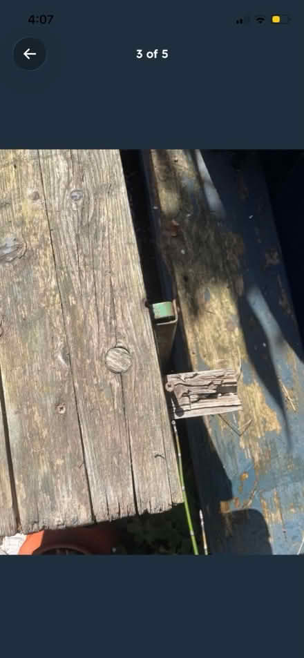 Photo of free Wooden Garden Table (E15) #3