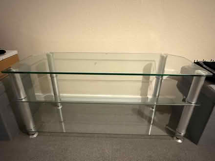 Photo of free Three-tier glass TV stand (Hammersmith) #1