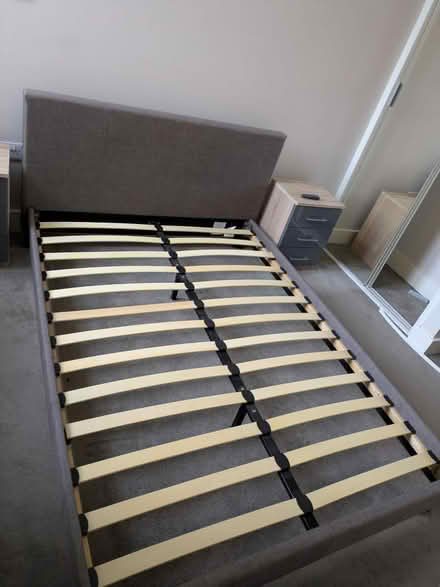 Photo of free Double bed, headboard and mattress (Farsley) #2