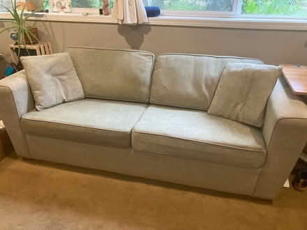 Photo of free Green Couch - Sleeper Sofa (Victory Heights/Lake City) #1