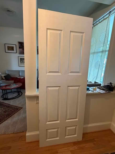 Photo of free Almost new painted door 30”x80” (Brightwood Park/Petworth DC) #3