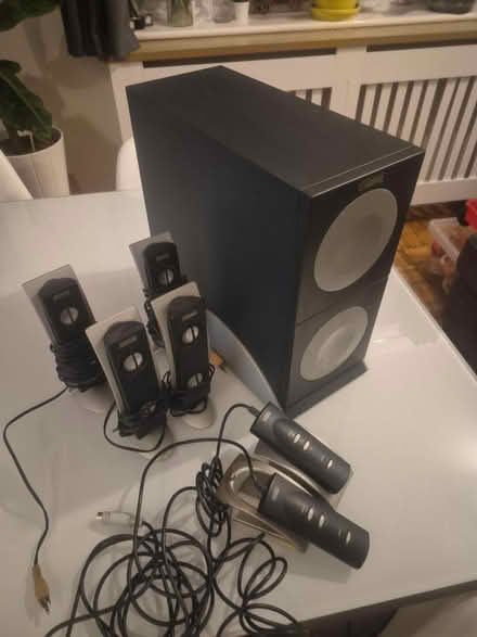 Photo of free X2 Computer speakers & sub woofer (Wood Green, N22) #3