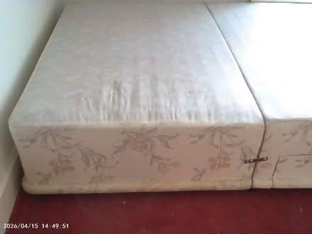 Photo of free King size two drawer divan with mattress. (New Town CO1) #3