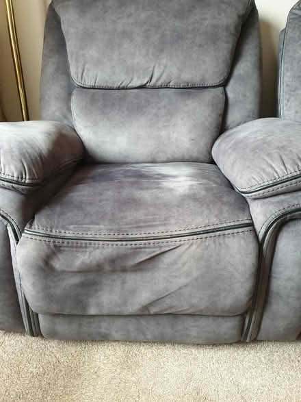 Photo of free 2 grey recliner chairs (Cross Gates LS15) #2