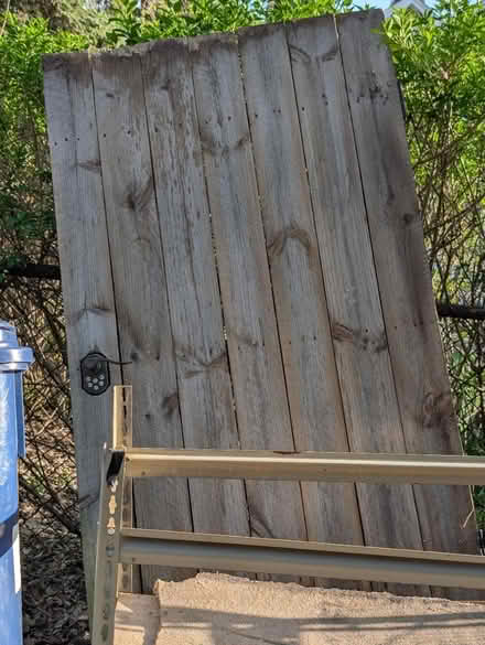 Photo of free Wood gate door (Downtown Oak Park) #1