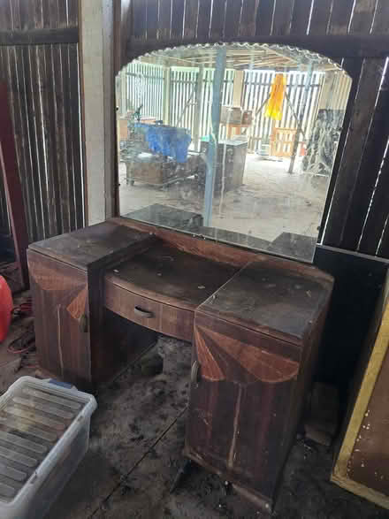 Photo of free Vintage Dressing Table w Mirror (Mitchelton, Qld) #1
