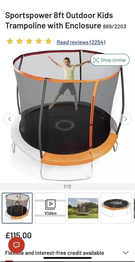 Photo of free 8ft trampoline (Wantage) #1