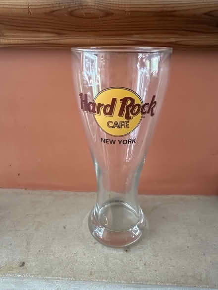 Photo of free Hard Rock Cafe New York pint glass (Cheltenham) #1