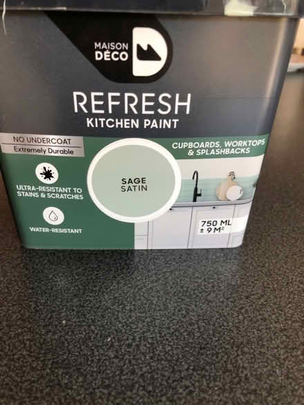 Photo of free Sage kitchen paint (Stroud Green N4) #1