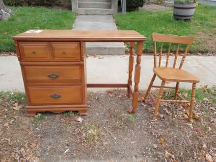 Photo of free Student desk and chair (Norwood, MA) #1