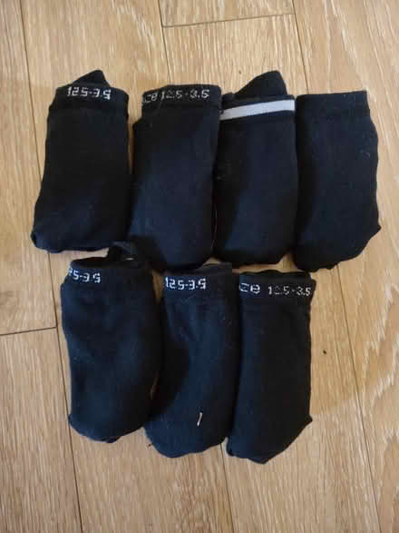 Photo of free Black ankle socks size 12.5 - 3.5 (Donnington OX4) #1