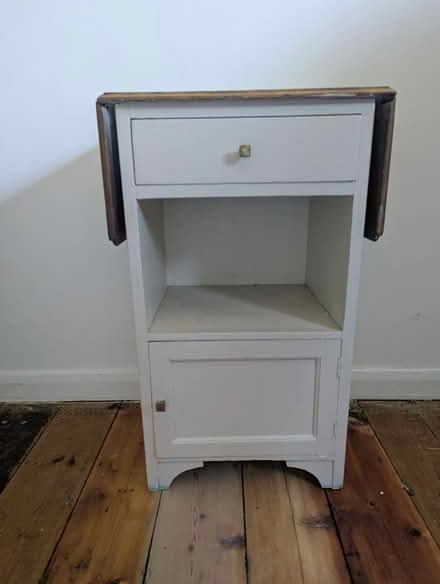 Photo of free Wooden painted bedside cabinet (Reading RG1) #1