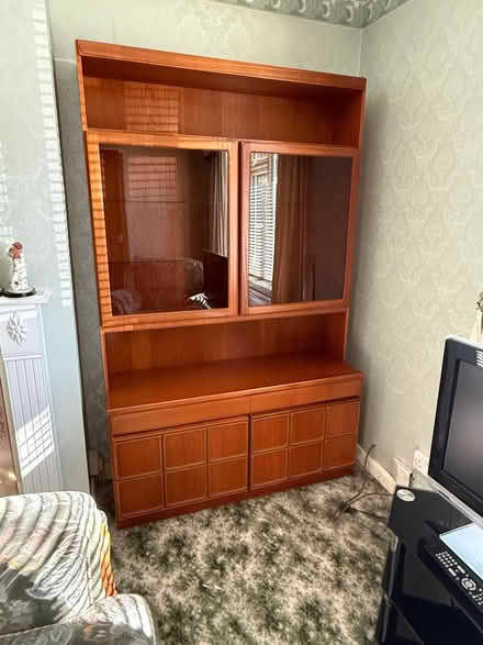 Photo of free Display cabinet teak colour (Shavers End DY1) #1