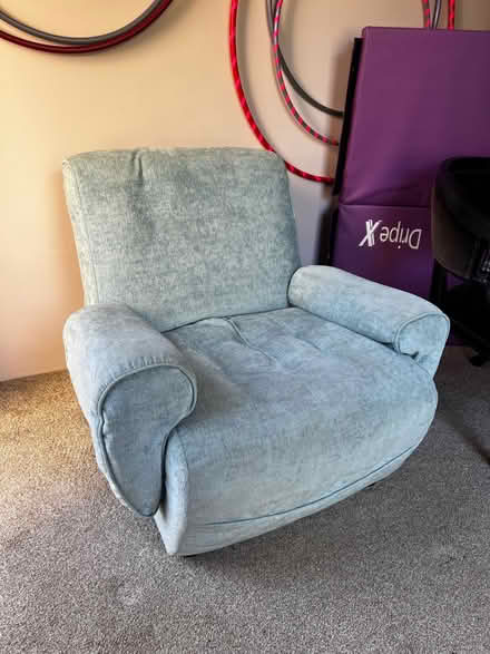 Photo of free Pale blue armchair (Galgate LA2) #1