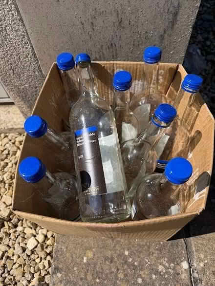 Photo of free 9 x 750ml clear glass bottles (Purton SN5) #1