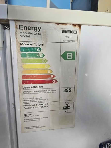 Photo of free Small fridge freezer (N16 Stoke Newington) #2