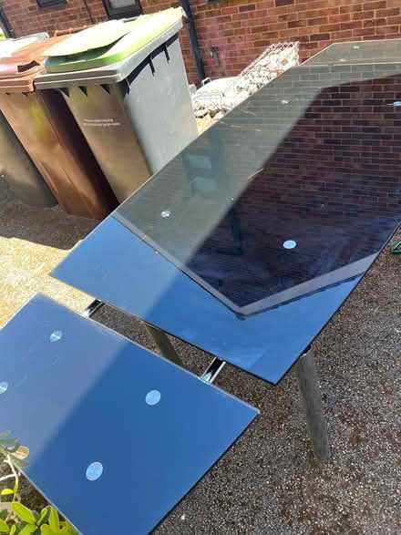 Photo of free Large Glass table (Maidstone, Aylesford) #2