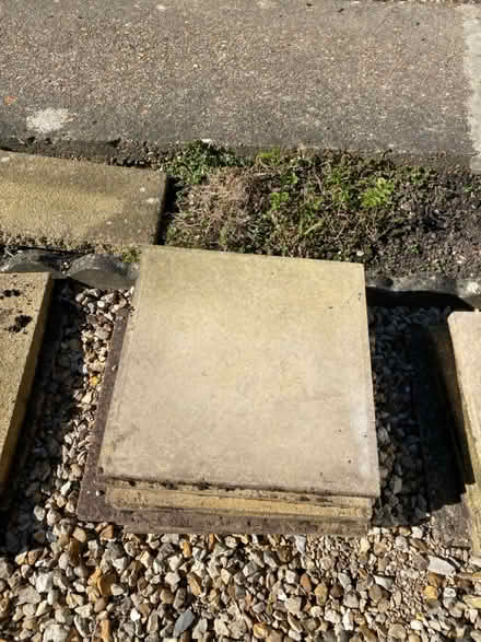 Photo of free Various sized paving slabs (BH10) #1