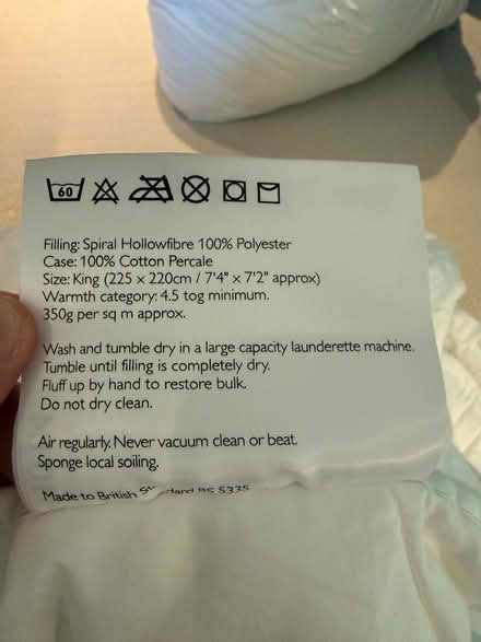 Photo of free Duvets (Notting Hill Gate W11) #1