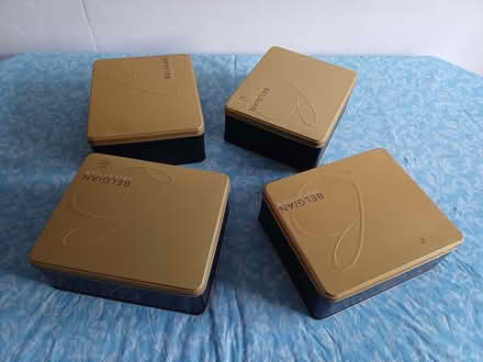 Photo of free 4 metal biscuit / cake tins (Shortstown MK42) #1