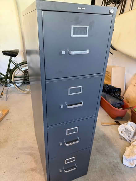 Photo of free 4 drawer file cabinet (Plymouth, MA) #1