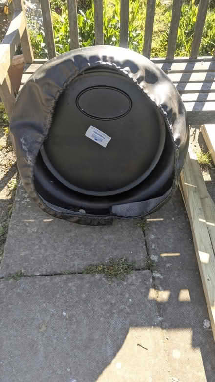 Photo of free Freelander Mk1 spare wheel cover (OX25 Steeple Aston) #3