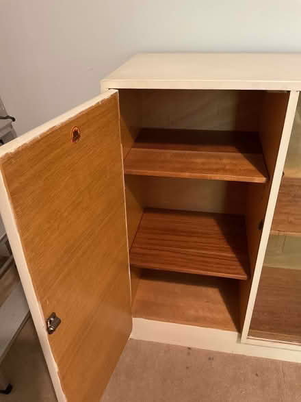 Photo of free Half glass fronted wooden cabinet (St. Albans AL1) #2
