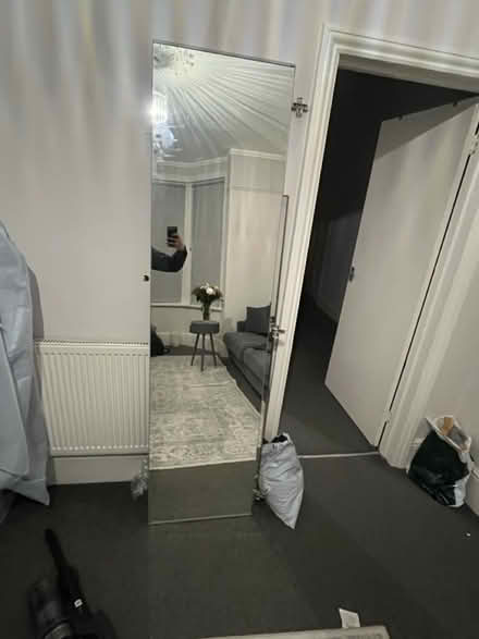 Photo of free ikea grey wardrobe mirror door (Ilford IG1) #1