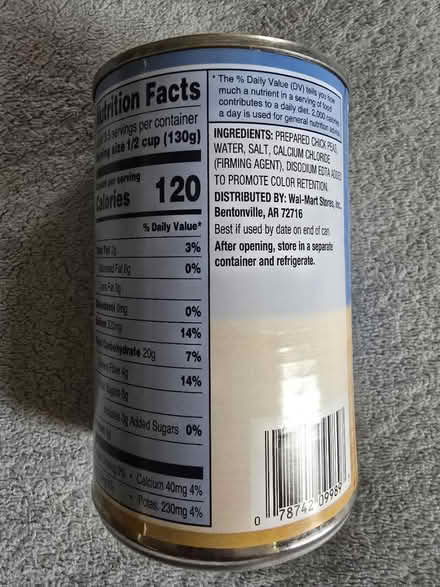 Photo of free 1 Can of Chickpeas (West 7th) #2