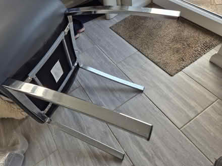 Photo of free Pair of grey dining chairs (Taunton Killams & Mountfield District Ward TA1) #3