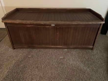 Photo of free Big trunk w/cushion (San Anselmo near Andronico’s) #4