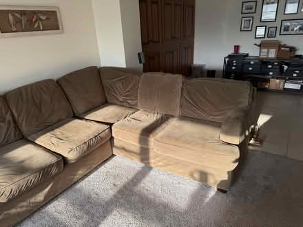 Photo of free Pit couch and ottoman (By WJHS) #2