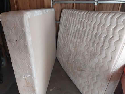 Photo of free Queen mattress & base secondhand (Thorndon) #3