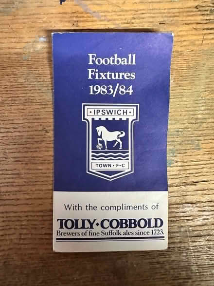 Photo of free 2 x Ipswich town football fixture booklets (Colchester CO4) #4