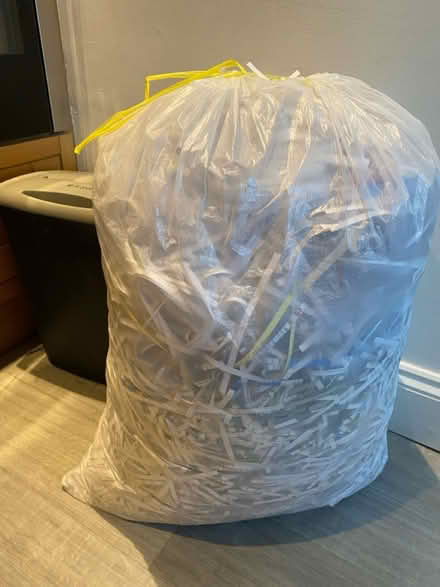 Photo of free Large bag of shredded paper (Waterlooville PO7) #1