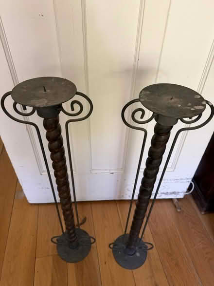 Photo of free Two large candlestick holders (Muswell Hill N10) #2
