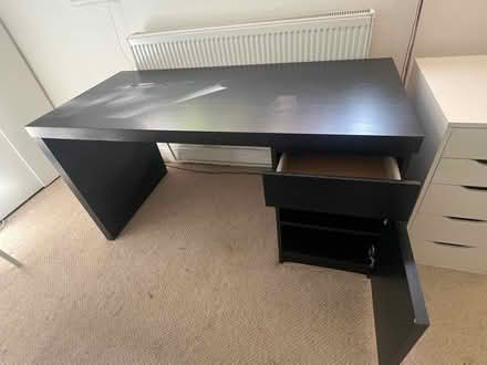 Photo of free IKEA black desk (Preston park BN1) #1