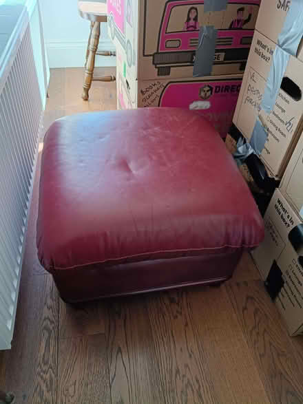 Photo of free Red footstool (Walkley S6) #2
