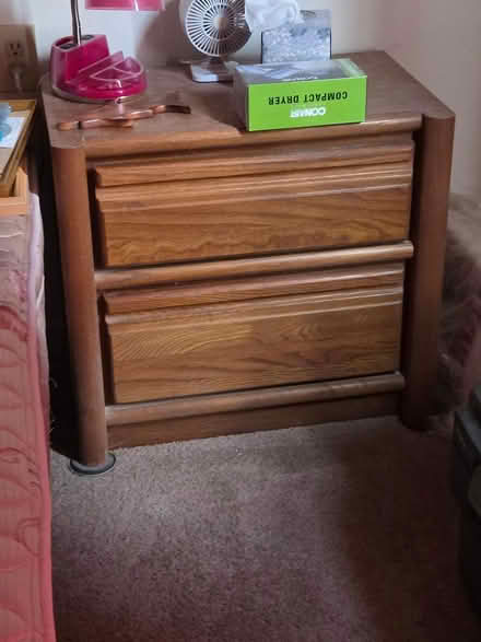Photo of free 2 Wood Bedside Tables (Lexington Park) #1
