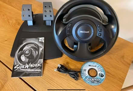 Photo of free Microsoft Racing Wheel & Pedals for PC SidwWinder Precesion (Garsington OX44) #1