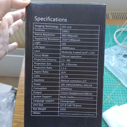 Photo of free Projector for Computer (Leigh SS9) #3