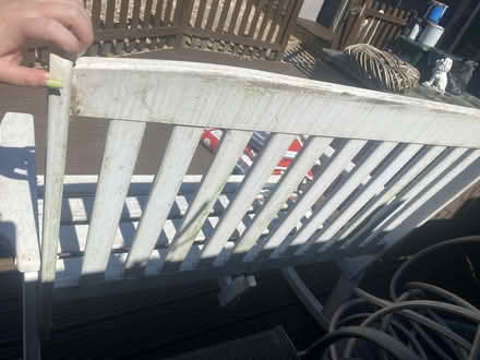 Photo of free White rocking bench (Ware SG12) #2