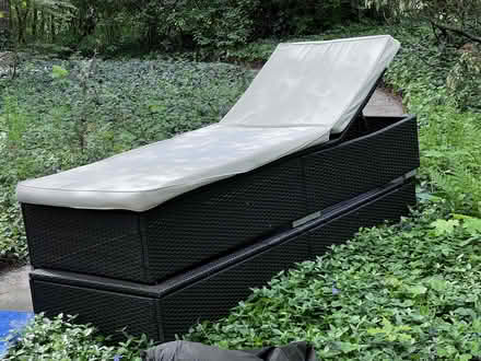 Photo of free deck furniture, currants, fan, book (Lansdowne PA) #1