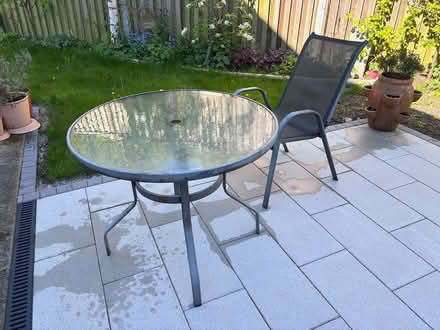Photo of free Garden table & Chair (Shankill) #1